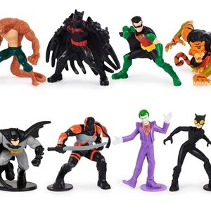 DC Comics Batman 2-inch Scale 8-Pack of Collectible Mini Action 